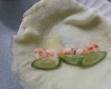 รูปขั้นตอนการทำที่ 4 ของ Wrap กุ้งย่าง ใช้แป้งโรตีสายไหม