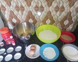 A picture of step 1 of Strawberry chocolate cupcakes.