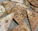 A picture of step 8 of Homemade crispy tortilla wrap dippers.