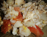 Foto del paso 3 de la receta: Ensalada de arroz, atún, huevo y tomate