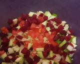 A picture of step 5 of Multicolour Sprout Salad.