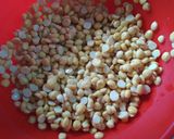 A picture of step 1 of Chana Dal Barfi.