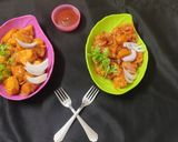 A picture of step 13 of Idli & Gobhi Manchurian.