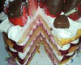 Mascarponés málna torta recept fázis 8 fotója