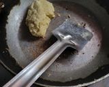 A picture of step 2 of Milkpowder oyster shell shaped sandesh.