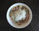 A picture of step 4 of Zucchini Stuffed with Ham and Parmesan Cheese.
