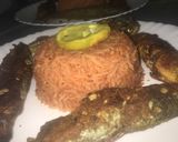 صورة لخطوة 9 من وصفة سمك زوري مع رز أحمر 🍱