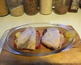 Foto del paso 4 de la receta Emperador al gazpacho y tortillas de camarón 😋