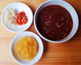 Hình bước làm 1 của món Bún mắm nêm