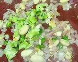 A picture of step 1 of Broccoli Almond Soup.