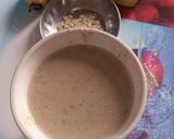 A picture of step 5 of Oats shake.