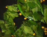 A picture of step 3 of Curry Leaves Chutney.