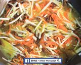 A picture of step 3 of Hot and Sour Soup.