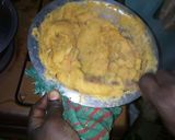 A picture of step 4 of Sweet potato/banana mash.