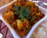 कढ़ाई वाले गोभी आलू की सब्जी(Kadhai wale gobhi aloo i sabzi recipe in Hindi) रेसिपी चरण 5 फोटो