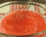 A picture of step 1 of Red velvet cake.