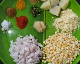 A picture of step 1 of Corn Vada.