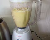 A picture of step 3 of PineAvoNana Smoothie.