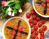 عکس مرحله 1 از دستور آش گوجه با برنج نیم دونه