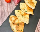 A picture of step 4 of Goat Cheese Quesadilla.