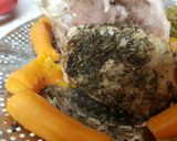A picture of step 8 of My Steamed Lamb and veg in the pressure cooker. 💗.