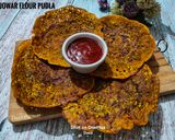 A picture of step 6 of Jowar Flour Pudla In 15 Minutes Breakfast (Sorghum Flour Pudla).