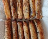 Foto langkah ke 8 dari resep Lumpia Mini Pisang Keju.