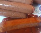 A picture of step 4 of 1963 recipe for Corndogs.
