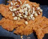 A picture of step 5 of Sweet papaya burfi laddu.
