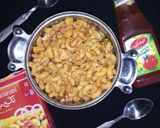 A picture of step 8 of Chicken chatpati macaroni.