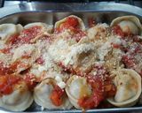 Foto del paso 9 de la receta: Agnolottis de muzzarella y jamón crudo con fideos de yapa