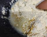 A picture of step 1 of Besan Barfi.