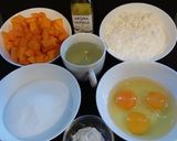 Foto del paso 1 de la receta Bizcocho de calabaza para Halloween!
