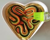 Foto del passaggio 8 della ricetta Torta salata con zucchine, carote e patata, cottura airfryer 🌷