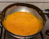 A picture of step 5 of Niramish Paneer (Paneer without onion and garlic).