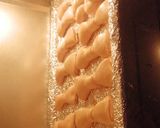 A picture of step 5 of Bow tie cardamon bread.