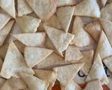 A picture of step 5 of Keto Nacho Chips (Totopos).