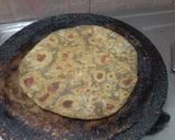 A picture of step 2 of Mint Roti.