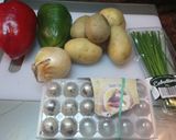 Foto del paso 1 de la receta Patatas a lo pobre con huevos