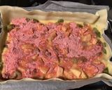 Une image de l'étape 7 de Tarte rhubarbe pomme aux pralines roses.