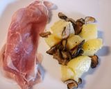 A picture of step 4 of Potato and courgette salad.