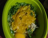 Foto langkah ke 3 dari resep Pepes tahu jamur tiram kemangi.