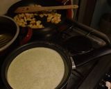 Brokkolis tészta kenyérkockákkal recept fázis 5 fotója