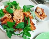 Hình bước làm 7 của món Kim tiền với bún(chay)