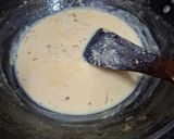 A picture of step 4 of Malpua with Rabri.