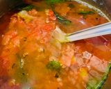 A picture of step 3 of Tomato Rasam.