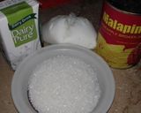 A picture of step 1 of Chilled Pineapple lassi #Drink_Competition #Iftaar_Competition.