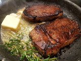 Rump steak házi fűszervajjal