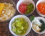 Foto del paso 1 de la receta: Guisito para el frío, con vegetales y arroz... #masconmenos