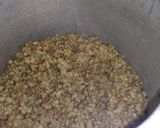 A picture of step 2 of Moth dal chawal- Street style.